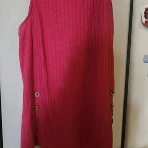 Studio Bright Pink Knit Top
